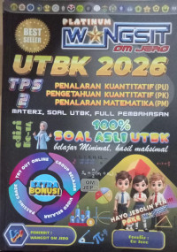 Image of Wangsit Platinum Om Jero UTBK 2026 TPS 2